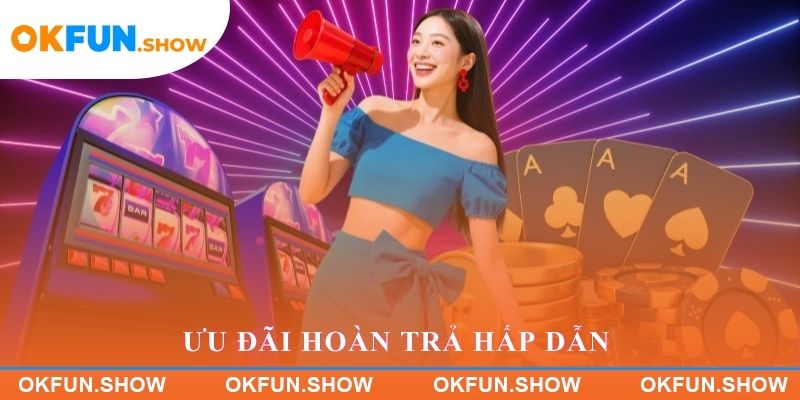 Ưu đãi hoàn trả hấp dẫn dành cho người chơi OKFUN